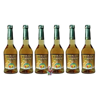 Abbildung von yoaxia ® 3er Pack [ 3x 750ml ] CHOYA ORIGINAL Aromatisiertes weinhaltiges Getränk Japan Ume Fruit + ein kleiner Glücksanhänger gratis