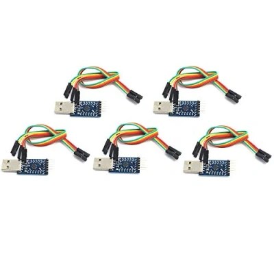 Abbildung von DollaTek 5Pcs P2104 seriell Konverter USB 2.0 zu UART 6PIN Modul TTL kompatibel mit und besser als 2102