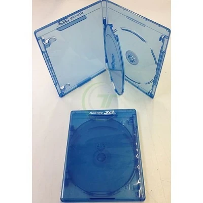 Abbildung von Elite BD Hülle, Hüllen blau für 3 Disc 12,5mm Menge 10 Stück