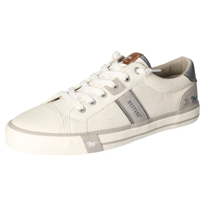Abbildung von Mustang Herren 4072 316 Sneaker, Weiss, 43 EU