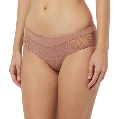 Abbildung von Triumph Hipster Azalea Florale Slip, Damen, Größe: 38, Toasted almond