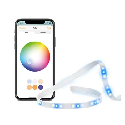 Abbildung von EVE LED Lichtleiste Light Strip, Dimmer, Farbwechsel, erweiterbar, fest integriert, Farbwechsler