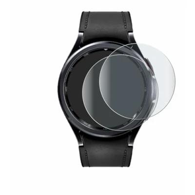 Abbildung von BROTECT Full Cover Schutzfolie Matt für Samsung Galaxy Watch 6 Classic (47 mm) (2 Stück) Screen Displayschutz Folie, 3D Curved, Anti Reflex