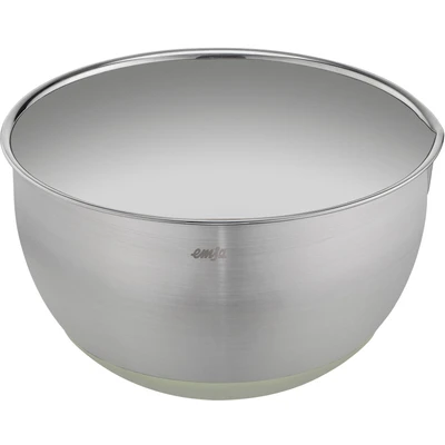 Abbildung von Emsa Rührschüssel &quot;Emsa K32720 Prep&amp;Bake 20 cm&quot;, 1 tlg., aus Edelstahl, rutschfester Boden, Ausgießlippe für präzises Ausgießen
