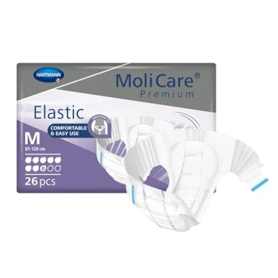 Abbildung von Molicare Inkontinenzslip MoliCare® Premium Elastic 8 Tropfen Größe M (26 St) für sicheren Schutz