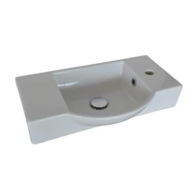 Abbildung von FACKELMANN Waschbecken &quot;Gäste WC&quot;, Keramik, Breite 54,5 cm, für Gäste WC