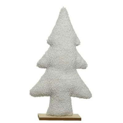 Abbildung von CHICCIE Baumaufsteller Polyester Weiß 6x27x48cm Aufsteller Deko Weihnachtsdeko