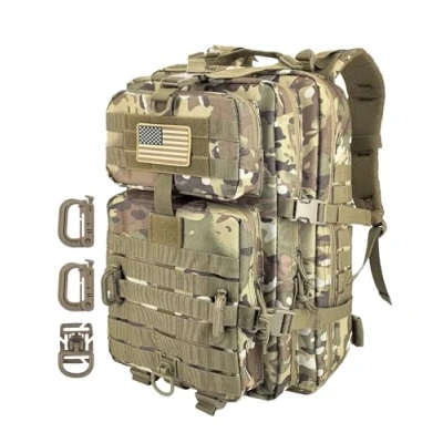 Abbildung von Hannibal Tactical MOLLE Assault Pack, taktischer Militär Rucksack, Armee, Camping, 3 Tages CP, 40L