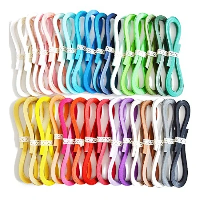 Abbildung von JUYA Papier Quilling Sets von Tant 32 Farben 1280 Streifen QP390TPC32, Papierbreite: 10mm