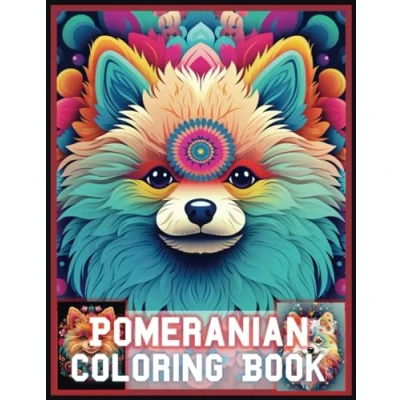 Abbildung von Pomeranian Coloring Book: Stress Relieving Book for Adults Relaxation, mandala Gifts Women and men (Dogs)