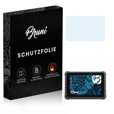 Abbildung von Bruni Schutzfolie kompatibel mit Autel MaxiBAS BT609 Folie, glasklare Displayschutzfolie (2X)