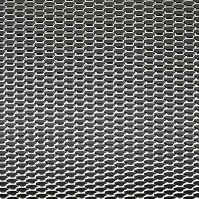 Abbildung von AUTO STYLE Renngitter Aluminium Wabendesign 12x6mm 125x25cm