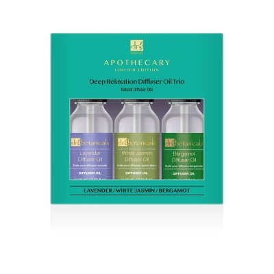 Abbildung von Dr Botanicals DEEP Relaxation Aroma Diffuser OIL TRIO SET 15ML X 3 Raumduft, Größe: 45 ml, Green