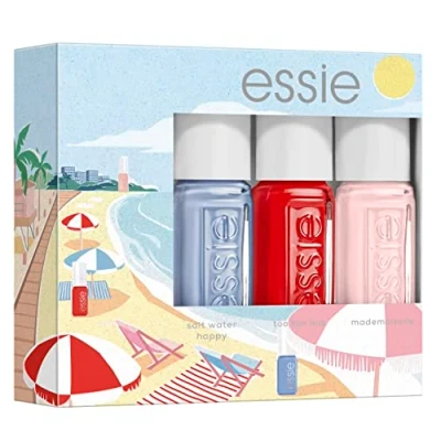 Abbildung von Essie NAIL Polish KIT 1 Nagelpflegeset, Damen, Größe: One Size, Mademoiselle, too hot, saltwater happy