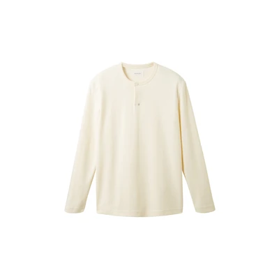 Abbildung von TOM TAILOR Langarmshirt, aus strukturiertem Gewebe
