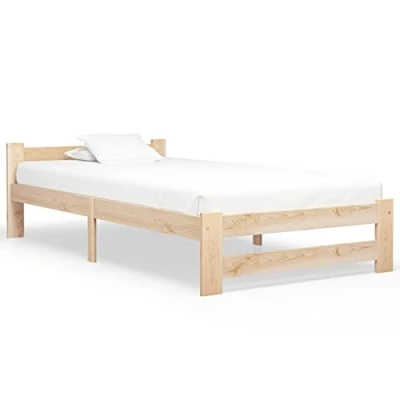 Abbildung von vidaXL Bett Massivholzbett Kiefer 100x200 cm