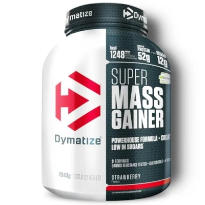 Abbildung von Dymatize Super Mass Gainer Strawberry 2943g Weight Powder