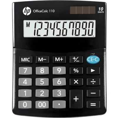 Abbildung von HP Tischrechner OfficeCalc 110 schwarz