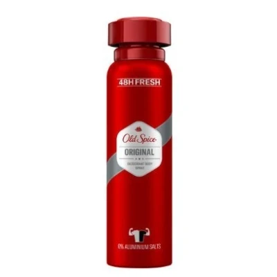 Abbildung von Old Spice Original Deodorant Körperspray für Männer (150 ml), Herren, 48 h Frische, 0 % Aluminiumsalze, keine weißen Rückstände und gelben Flecken