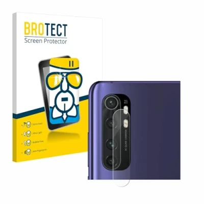 Abbildung von BROTECT Schutzglas für Xiaomi Mi Note 10 Lite (NUR Kameraschutz) Schutzfolie Panzer Folie Glas [Extrem Kratzfest 9H, Anti Fingerprint,