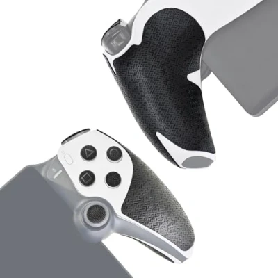 Abbildung von Luck&amp;Link Controller Griff für Playstation Portal, Textured Skin Kit, PS Portal Anti Rutsch Schweißabsorbierende Griffe, Knöpfe