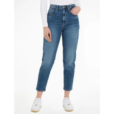 Abbildung von Tommy Jeans MOM JEAN Relaxed Fit, Damen, Größe: 28x30, Denim medium