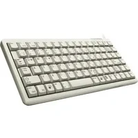Abbildung von CHERRY G84 4100, Ultra Flache Kompakttastatur, USB Anschluss, EU Layout (QWERTY), mit Windows Taste, Platzsparend &amp; Leicht, 20 Mio. Anschläge, Weiß
