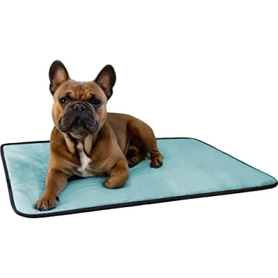 Abbildung von normani Hundedecke Weiche Tierdecke Hundematte aus schadstofffreiem Material 40x50 cm 60x80 70x100 Farbe Blau Größe 50 x 60