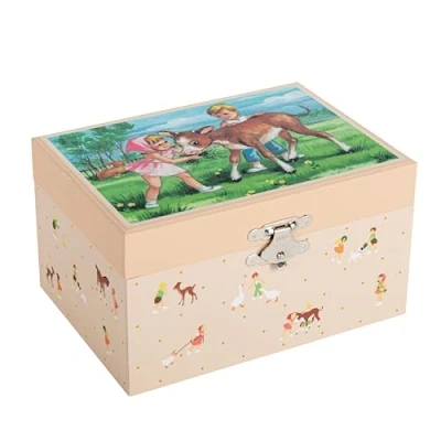 Abbildung von Trousselier Gans Kindheitserinnerungen Musikschmuckdose Spieluhr Ideales Kindergeschenk Musik&quot;Der Frühling&quot; von Vivaldi Farbe Multicolor, S50075, large