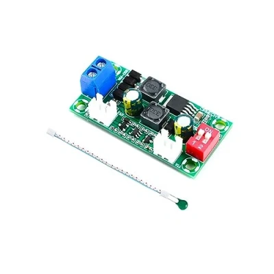 Abbildung von Fan Speed Control Module, DC 5V Lüftergeschwindigkeits Steuermodul, automatischer Temperaturregler NTC Sensor für 500 mA Lüfter