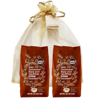 Abbildung von GUSTONE. One&amp;Only Pure Chocolate Powder 2 x 1000g Beutel Geschenkset