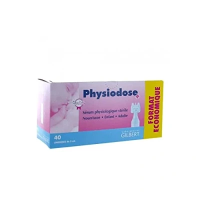Abbildung von Gilbert Physiodose Physiological Serum Box Of 40 Single Doses , 5 Ml (1Er Pack)