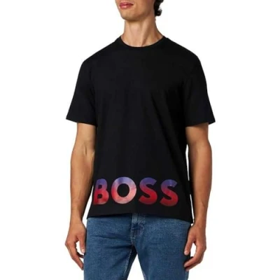 Abbildung von BOSS Men Ombrè T Shirt Black1, M
