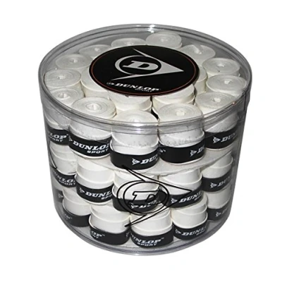 Abbildung von Dunlop Padel Tour Dry Overgrip für Padelschläger, 60er Dose, Weiß