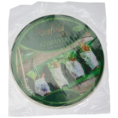 Abbildung von Ricefield Reispapier, rund, 22 cm, 1 Pack (300 g Packung)