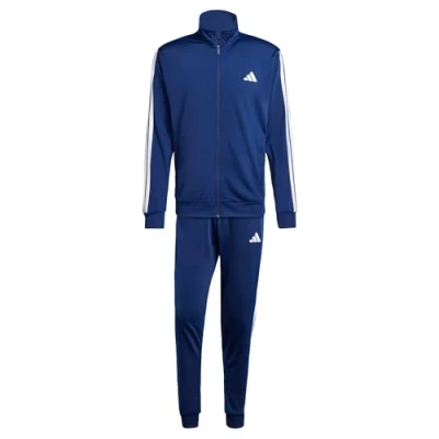Abbildung von adidas Sportbekleidung für Herren, 3 Streifen, Trikot Trainingsanzug, Größe L, 7,6 cm
