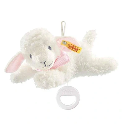 Abbildung von Steiff TRÄUM SÜSS LAMM Spieluhr Kuscheltier für Kinder, Größe: One Size, Rosa