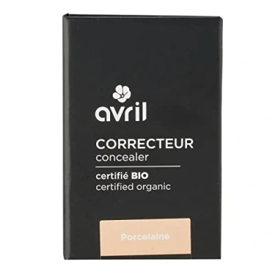 Abbildung von Avril Bio Concealer cremige Textur Auftragen von Fingern oder Pinsel 100% natürlichen Ursprungs Ecocert zertifiziert hergestellt in Italien 4 g
