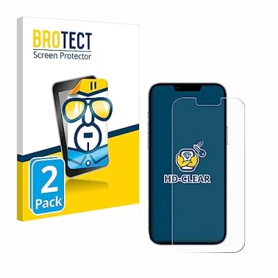 Abbildung von BROTECT (2 Stück Schutzfolie für Apple iPhone 13 Pro Max Displayschutz Folie Ultra Klar