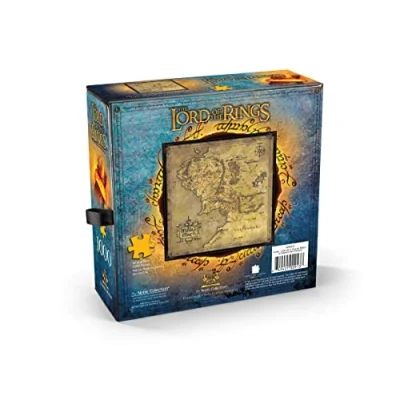 Abbildung von Noble Collection Puzzle Herr der Ringe Middle Earth (1000 Teile), Puzzleteile