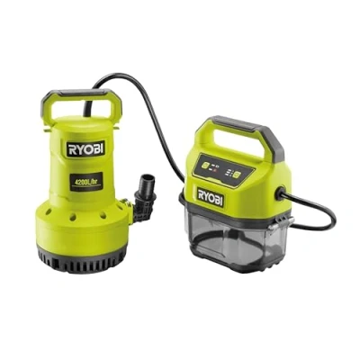 Abbildung von Ryobi RY18SPA 0, Schwarz, Grün, 4200 l/h, 5 m, 8 4600 mm, Box