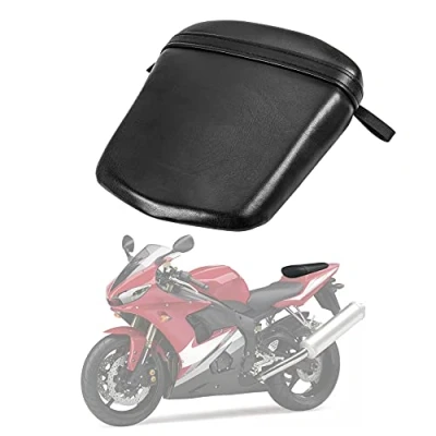 Abbildung von Soziussitzkissen Hinten PSLER Motorrad Sozius Beifahrerkissen für YZF R6 2003 2005 und R6S 2006 2010 (Schwarz)