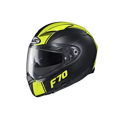 Abbildung von HJC Helmets Herren Nc Motorrad Helm, Schwarz/Gelb, XL