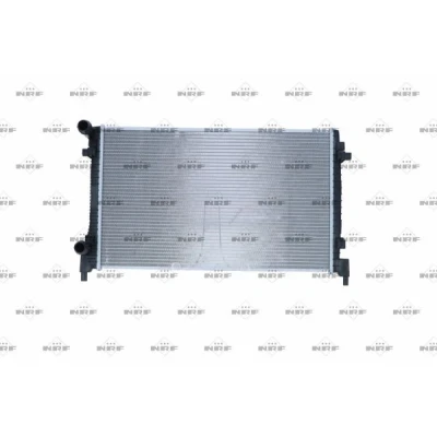 Abbildung von NRF 550194 Kühler, Motorkühlung Aluminium 650 388 16 Kühlrippen gelötet VOLKSWAGEN: Golf 7 Schrägheck, Variant, Sportsvan