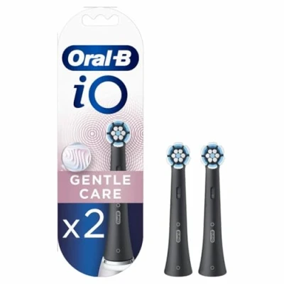 Abbildung von Oral B iO Gentle Care Ersatzkopf, Schwarz, 2 Stück