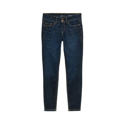 Abbildung von TOM TAILOR Denim Damen Jona Extra Skinny Jeans in Ankle Länge, 10120 Used Dark Stone Blue Denim, 25