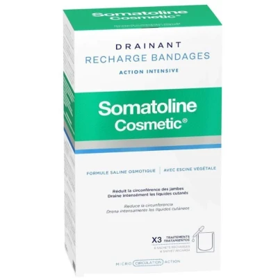 Abbildung von Somatoline Cosmetic Set Femme Bandages drainants kit de recharges