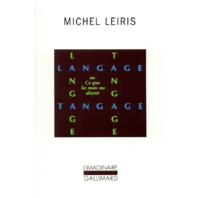 Abbildung von Langage tangage ou Ce que les mots me disent