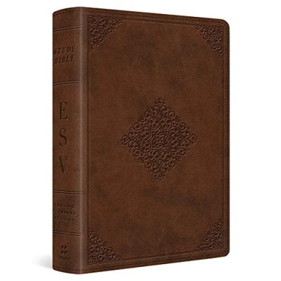 Abbildung von ESV Study Bible: English Standard Version, Saddle, TruTone, Ornament Design, Personal Size