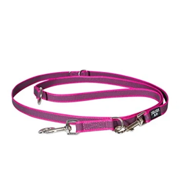 Abbildung von Julius K9 Hundeleine Leine Super Grip, doppelt verstellbar, pink